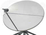  2,4  Prodelin, Ku-Band, model1241-990 w/0800-1462 (ETSI) INTELSAT , 4-Piece Rx/Tx System, .8 f/d and OMT/TRF feed support